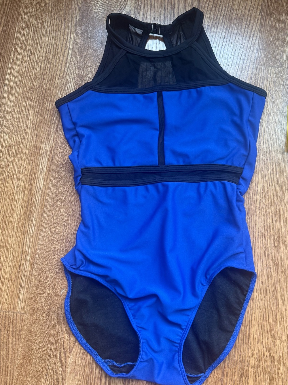 FIVE Blue High-Neck leotard